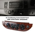 thumbnail image 4 of AC Heater Control Panel Switch Assembly 55902 06040 Replacement for 2002 to 2006 with Manual  Knobs LE SE No Security System, 4 of 7