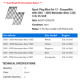 thumbnail image 2 of Spark Plug Wire Set 12 - Compatible with 2001 - 2005 Mercedes-Benz C320 3.2L V6 GAS - Autopart Premium, 2 of 2