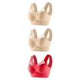 thumbnail image 1 of Timegard Womens Plus Size Bras No Underwire Full Coverage Mesh Breathable Comfort Everyday Bralette, 1 of 2