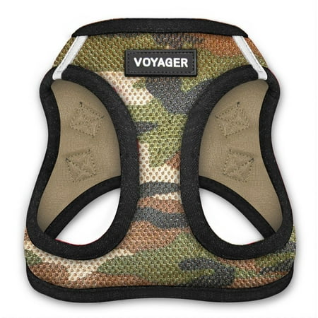 Voyager All Weather Step-in Mesh Harness for Dogs by Best Pet Supplies - Army Base,