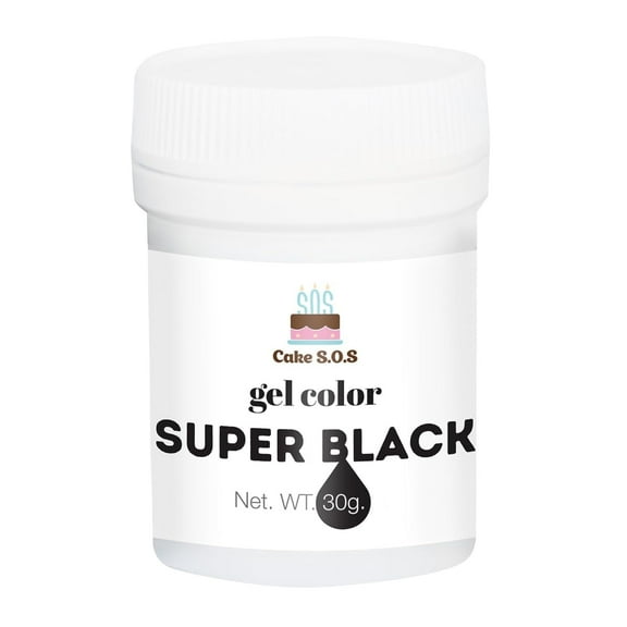 Super Black Gel Color, 30 grams