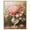 Silver Frame, variant on Petal Prism Protea II Canvas Print Spring Wall Decor by Art Remedy, Black Frame, 36 x 45