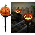 thumbnail image 5 of Solar Pumpkin Lights for Halloween Decorations Outdoor, Outdoor Resin Holiday Decorations, Spooky Lane and Yard Lighting, Windproof Solar Ground Light, Easy to Install, for Halloween Nights, 5 of 6