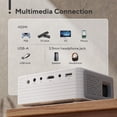 thumbnail image 4 of Mini Proyector AKIYO WiFi Bluetooth con Trípode Portátil Full HD 1080P Cine en Casa, 4 of 8