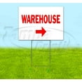 thumbnail image 1 of Warehouse Right (18" x 24") Yard Sign, Includes Metal Step Stake, 1 of 6
