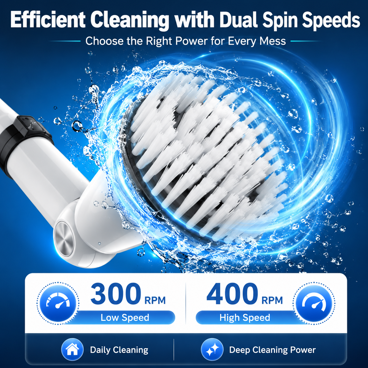 Alifecxwwy Electric Spin Scrubber with Extendable Handle photo 3