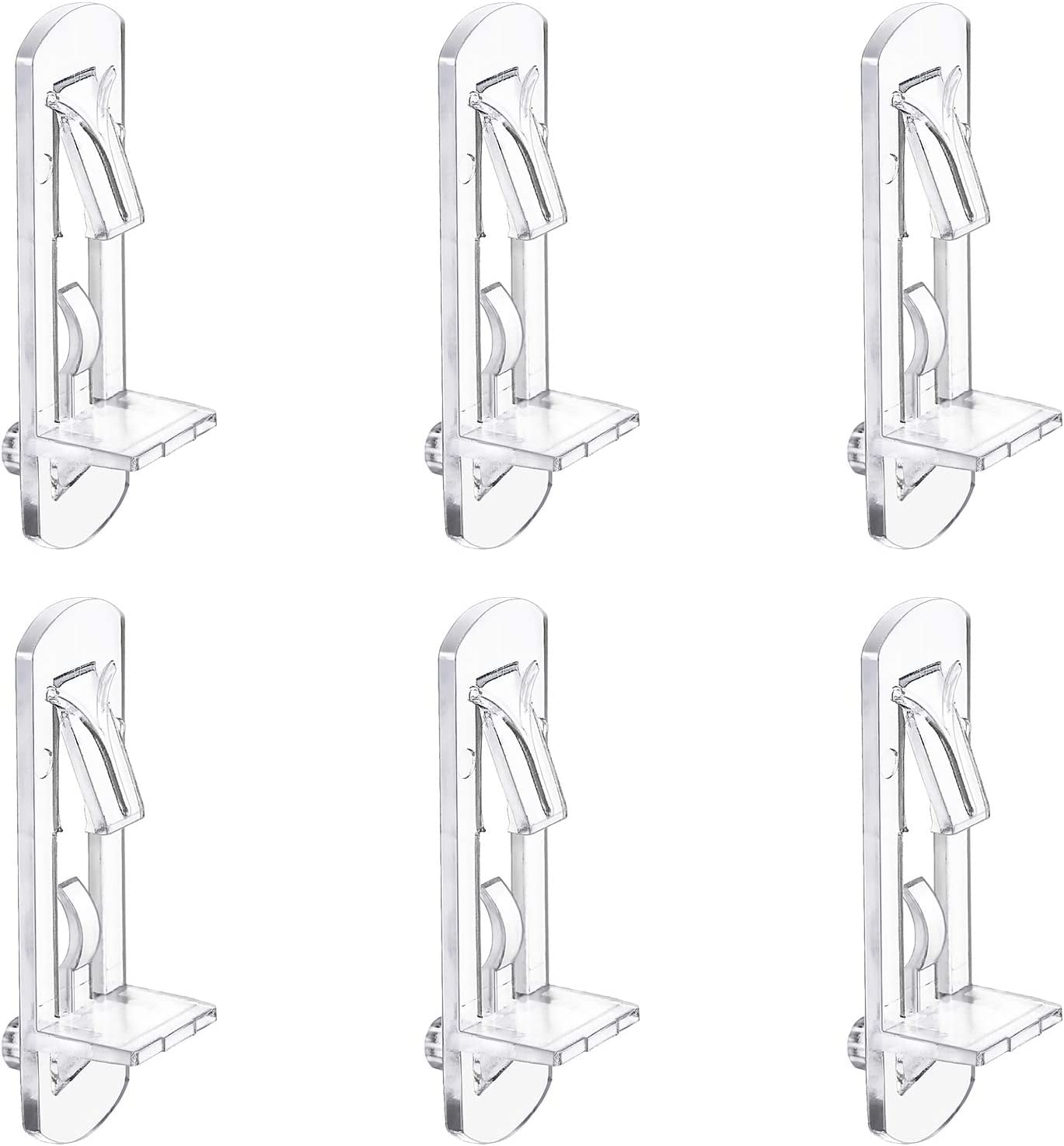 Shelf Support Peg, 30Pcs Clear Shelf Support Peg SelfLocking, Fits 0