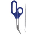 thumbnail image 1 of Elderly Toenail Scissors, Curved End Prevent Ingrown Toenails Long Handle Toenail Clippers With Toenail File For Nail Shop For Household, 1 of 8