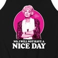 thumbnail image 3 of Golden Girls - Dorothy Will Not Have Nice Day - Men's Jersey Tank Top, 3 of 5