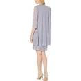 thumbnail image 2 of R&M Richards Women's Short Lace Mother of the Bride Dress with Jacket, 2 of 2