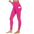 thumbnail image 6 of LIaqionyy 2 Pack Legging for Womens High Waisted Soft Workout Yoga Running Stretchy Legging Slim Pants with Pockets, 6 of 7