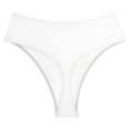 thumbnail image 7 of Sopiago Womens Bikini Bottoms Mid Rise Bathing Suit Bottom Full Coverage Swimsuit Bottoms for Women Ruched Scrunch Swim Bottom White,M, 7 of 7