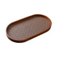thumbnail image 1 of DOLITY Serving Tray Pallet Coffee Table Tray for Restaurant Tea Lover Gift Tea Room Oval, 1 of 9