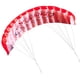 thumbnail image 2 of cometa acrobática Doble línea Stunt Parafoil Parachute Rainbow Sports Beach Kite (Rojo) FLhrweasw Nuevo, 2 of 5