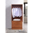 thumbnail image 4 of Victorian Style 2 Door Wardrobe with 2 Drawers - Cherry Wood Finish, 4 of 5