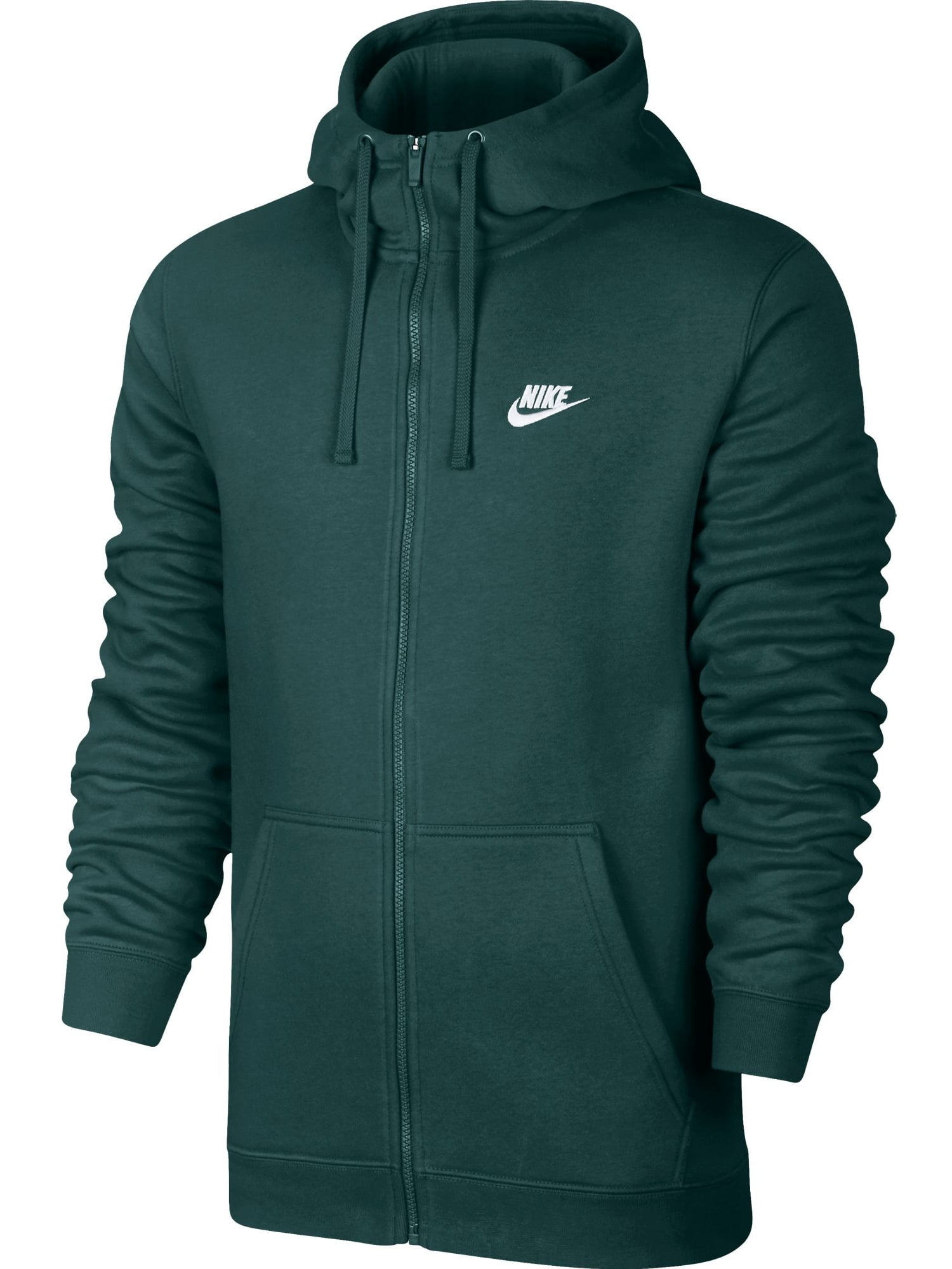 Verwisselbaar compressie spiegel Nike Club Fleece Men's Sportswear Full Zip Hoodie Green/White 804389-375 -  Walmart.com