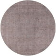 thumbnail image 1 of Ahgly Company Machine Washable Indoor Round Industrial Modern Rose Dust Purple Area Rugs, 3' Round, 1 of 7