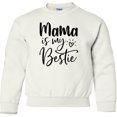 thumbnail image 2 of Inktastic Mama is My Bestie Youth Sweatshirt, 2 of 4