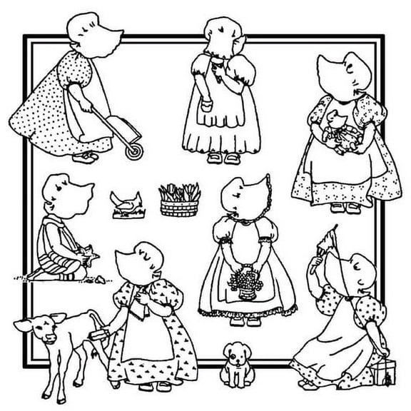 Aunt Martha's #3989 Bonnie Bonnet Too