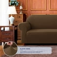 thumbnail image 6 of Subrtex 1-Piece Stretch Sofa Slipcover Non Slip Couch Cover (Armchair, Coffee), 6 of 7