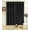 Black, variant on All American Collection New 4 Piece Drape Set with Attached Valance and Sheer with 2 Tie Backs Included