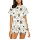 thumbnail image 1 of Mastines Tibetanos Diseño Estampado LKS302 Conjunto de Pijama Corto para Mujer, 1 of 4