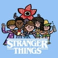 thumbnail image 2 of Netflix Infant's Stranger Things Cartoon Characters Logo Bodysuit, 2 of 3