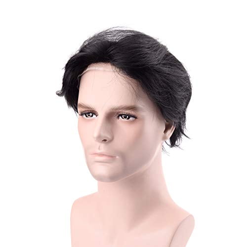 Lordhair Toupee With Human Hair Full French Lace Hairpieces And