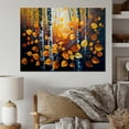 thumbnail image 2 of Designart Into A Golden Birch Forest IV Canvas Wall Art, 2 of 5