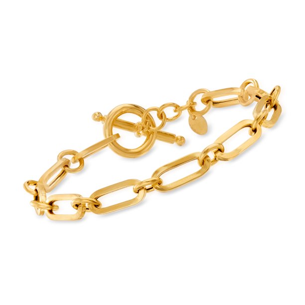 RossSimons RossSimons Italian 18kt Gold Over Sterling Paper Clip