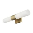thumbnail image 6 of Livex Lighting Aero 2-Light Twist Lock Metal ADA Vanity Sconce in Black, 6 of 7
