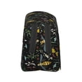 thumbnail image 3 of Kdxio Wasp and Florals for Double Compartment Pen Case Oxford Organizer with Zipper Pockets for Students Artists, 3 of 7