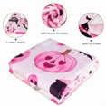 thumbnail image 5 of Halloween Blanket Pink Pumpkin Skull Bat, Super Soft Plush Fall Throw for Couch Bed Chair, Cozy Halloween Gift, 30x40 40x50 50x60 60x80in, 5 of 8