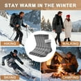 thumbnail image 6 of FREEYOKA Wool Socks for Men and Women Thermal Crew Winter Hiking Warm Boot Socks For Work With Cushioned Sole 3 Pairs, 6 of 8