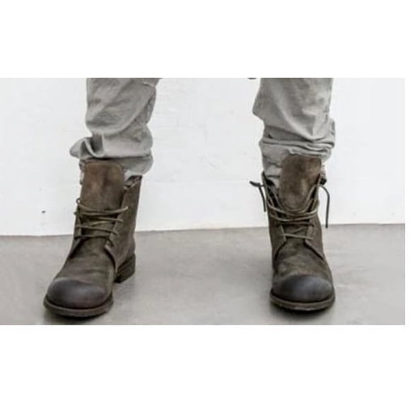 Botas de invierno de tubo corto informales para niños y niñas, estilo retro, con tacón de cuña bajo, grandes, cuadradas y con cinturón fino