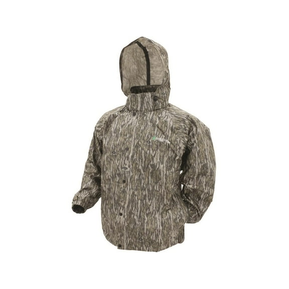 Frogg Toggs Men's Pro Action Rain Jacket Mossy Oak Bottomland 2XL