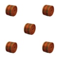 thumbnail image 2 of Inteprter Cintas navideñas Decoración de fiesta portátil conveniente Accesorios decorativos a cuadros clásicos para celebración 10 Ancho 5 cm 10 Ancho 5cm 5piezas Inteprter CBP228253, 2 of 6