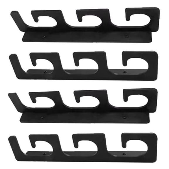 Necvior 6 Rod Fishing Rod Holder Wall Ceiling Storage Rack for Garage, Cabin, Basement