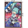 thumbnail image 3 of Hatsune Miku - Fist Wall Poster, 22.375" x 34", Framed, 3 of 3