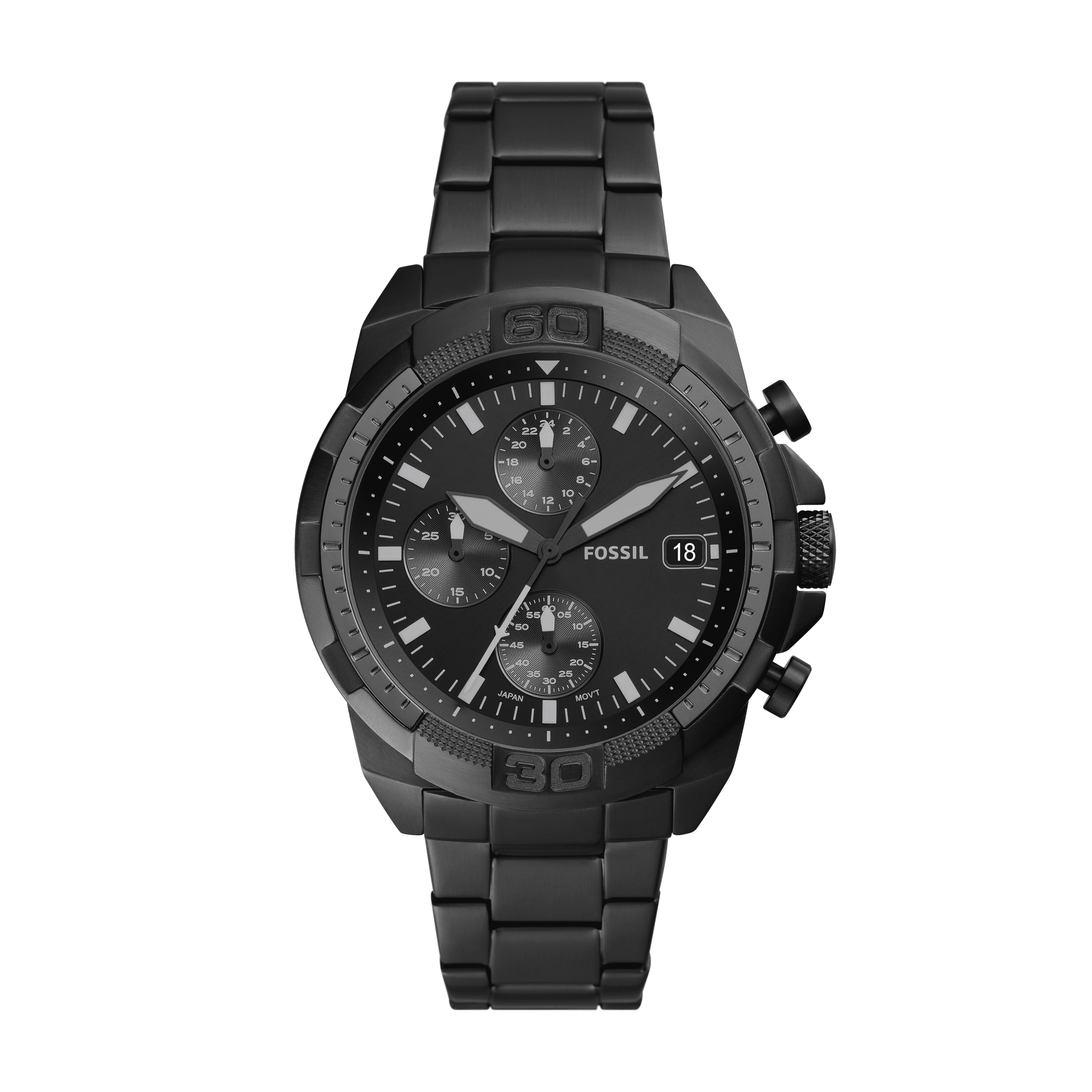【新品未使用】FOSSIL HARWELL ES5266 ネイビー レザー Harwell Three-Hand Navy LiteHide™ Leather Watch