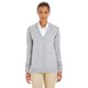 thumbnail image 1 of Suéter tipo cárdigan con botones y cuello en V de Pilbloc™ para mujer GREY HEATHER L harriton M425W, 1 of 1