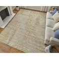 thumbnail image 2 of Feizy Eastfield Modern Abstract, Yellow/Ivory/Gold, 2' x 3' Accent Rug Sheen Handmade Design Carpet for Living Dining Bed Room, 2 of 9