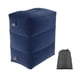 thumbnail image 1 of 1 almohada inflable para avión con reposapiés de altura ajustable (azul oscuro), 1 of 5