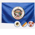 thumbnail image 1 of Bandera del estado de Minnesota AGUIFLGS 91 x 152 cm de nailon resistente, 1 of 6