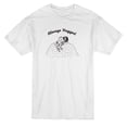 thumbnail image 1 of Always Hugged Love Romantic Graphic Men White T-Shirt, Male x-Large, 1 of 2