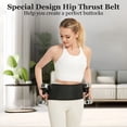 thumbnail image 2 of BESTSKY 2026 New Hip Thrust Belt Glute Bridge Pad Workout with Dumbbells Kettlebells for Squats Lunges Bridges Dips Training Home Gym Equipment, 2 of 7