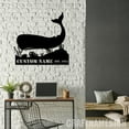 thumbnail image 5 of Craftnamesign Custom Sperm Whale Cachalot Metal Wall Art With LED Light, Personalized Name Sign, 5 of 5