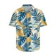 thumbnail image 3 of Blusa y camisa de manga corta con cuello vuelto para hombre, blusa informal de moda con botones y manga corta para hombre, 3 of 4
