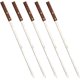 thumbnail image 3 of 5 Piezas Brochetas de Barbacoa de Acero Inoxidable Brochetas de Plato Brochetas de Barbacoa Palos Reutilizables Palos de Barbacoa Fuertes y Robustos Brochetas de Carne Plato de Barbacoa JFHHH pequeña, 3 of 5