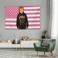 thumbnail image 6 of Nelson Celebrity and Decorations Stuff American Pink Flags Wall Funny Tapestry Hanging Neumann Merch for Dorm Bedroom Decorative Aesthetic, 6 of 8